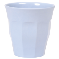 Soft Blue Melamine Cup - by Rice DK